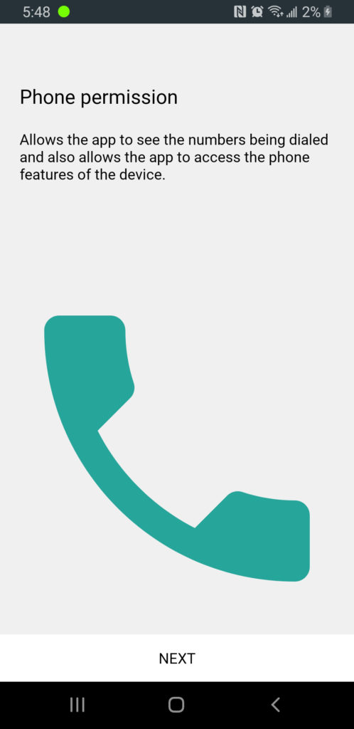 ReachUC Phone Permission
