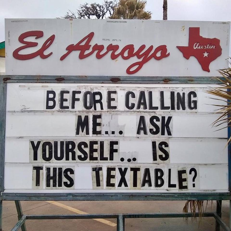 text me